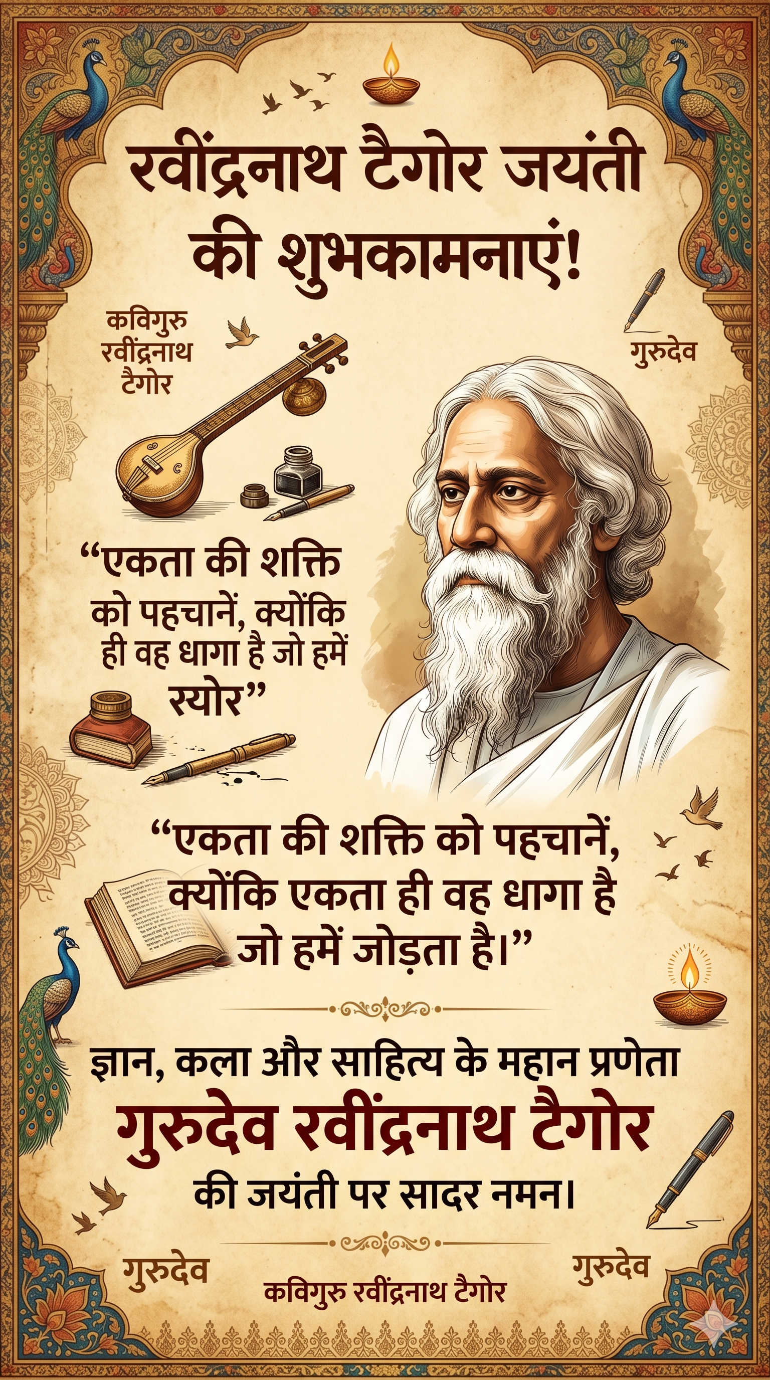 Rabindranath Tagore Jayanti